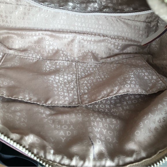Kate Spade Ecru Quilted Top handle Bag - Picture 5 of 9